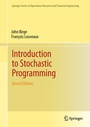 Cover: Introduction to Stochastic Programming - Springer