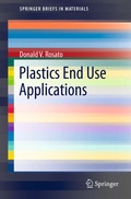 Cover: Plastics End Use Applications - Springer