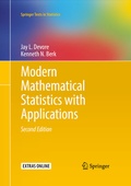 Cover: Modern Mathematical Statistics with Applications - Springer