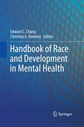 Cover: Handbook of Race and Development in Mental Health - Springer