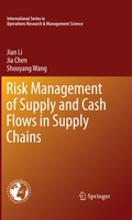 Cover: Risk Management of Supply and Cash Flows in Supply Chains - Springer