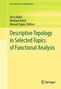 Abbildung von: Descriptive Topology in Selected Topics of Functional Analysis - Springer