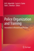 Cover: Police Organization and Training - Springer