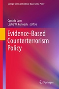 Cover: Evidence-Based Counterterrorism Policy - Springer Science+Business Media