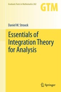 Cover: Essentials of Integration Theory for Analysis - Springer