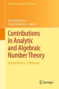 Abbildung von: Contributions in Analytic and Algebraic Number Theory - Springer