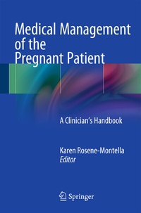 Abbildung von: Medical Management of the Pregnant Patient - Springer