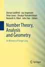 Cover: Number Theory, Analysis and Geometry - Springer