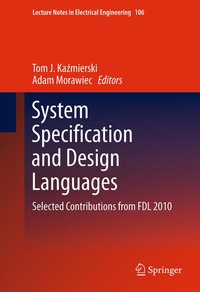 Enlarge image Cover: System Specification and Design Languages - Springer
