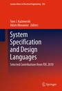 Cover: System Specification and Design Languages - Springer