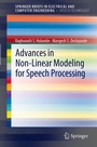 Cover: Advances in Non-Linear Modeling for Speech Processing - Springer