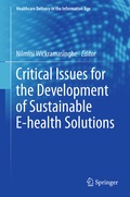 Cover: Critical Issues for the Development of Sustainable E-health Solutions - Springer