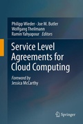 Cover: Service Level Agreements for Cloud Computing - Springer