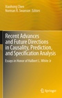 Cover: Recent Advances and Future Directions in Causality, Prediction, and Specification Analysis - Springer