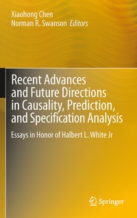 Enlarge image Cover: Recent Advances and Future Directions in Causality, Prediction, and Specification Analysis - Springer