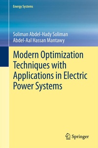Abbildung von: Modern Optimization Techniques with Applications in Electric Power Systems - Springer