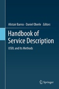 Cover: Handbook of Service Description - Springer
