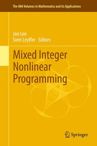 Abbildung von: Mixed Integer Nonlinear Programming - Springer
