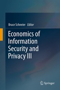 Cover: Economics of Information Security and Privacy III - Springer