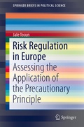 Cover: Risk Regulation in Europe - Springer