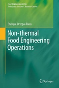 Cover: Non-thermal Food Engineering Operations - Springer