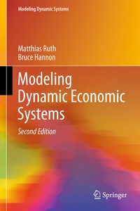 Enlarge image Cover: Modeling Dynamic Economic Systems - Springer