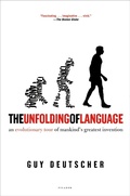 Cover: The Unfolding of Language - Metropolitan Books
