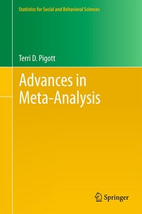 Enlarge image Cover: Advances in Meta-Analysis - Springer