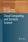 Cover: Cloud Computing and Services Science - Springer