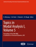 Cover: Topics in Modal Analysis I, Volume 5 - Springer