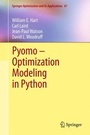 Cover: Pyomo - Optimization Modeling in Python - Springer