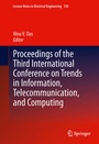 Cover: Proceedings of the Third International Conference on Trends in Information, Telecommunication and Computing - Springer