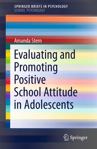 Abbildung von: Evaluating and Promoting Positive School Attitude in Adolescents - Springer