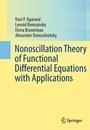 Cover: Nonoscillation Theory of Functional Differential Equations with Applications - Springer