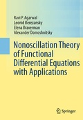 Cover: Nonoscillation Theory of Functional Differential Equations with Applications - Springer
