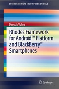Cover: Rhodes Framework for AndroidT Platform and BlackBerry&reg; Smartphones - Springer