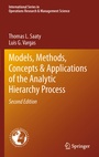 Cover: Models, Methods, Concepts & Applications of the Analytic Hierarchy Process - Springer