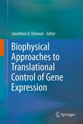 Cover: Biophysical approaches to translational control of gene expression - Springer
