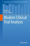 Cover: Modern Clinical Trial Analysis - Springer
