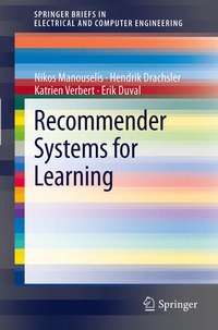 Enlarge image Cover: Recommender Systems for Learning - Springer