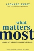 Cover: What Matters Most - WaterBrook