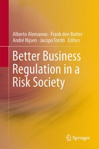 Enlarge image Cover: Better Business Regulation in a Risk Society - Springer