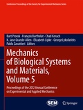 Cover: Mechanics of Biological Systems and Materials, Volume 5 - Springer