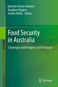 Cover: Food Security in Australia - Springer