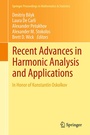 Cover: Recent Advances in Harmonic Analysis and Applications - Springer