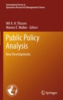 Cover: Public Policy Analysis - Springer