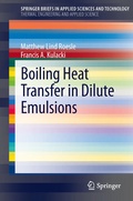 Cover: Boiling Heat Transfer in Dilute Emulsions - Springer