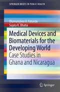 Cover: Medical Devices and Biomaterials for the Developing World - Springer