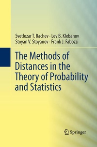 Enlarge image Cover: The Methods of Distances in the Theory of Probability and Statistics - Springer