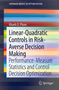 Enlarge image Cover: Linear-Quadratic Controls in Risk-Averse Decision Making - Springer